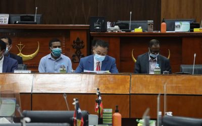 Ministry of Tourism, Trade and Industry Performs Presentation of the 2022 budget to Commission C in the National Parliament